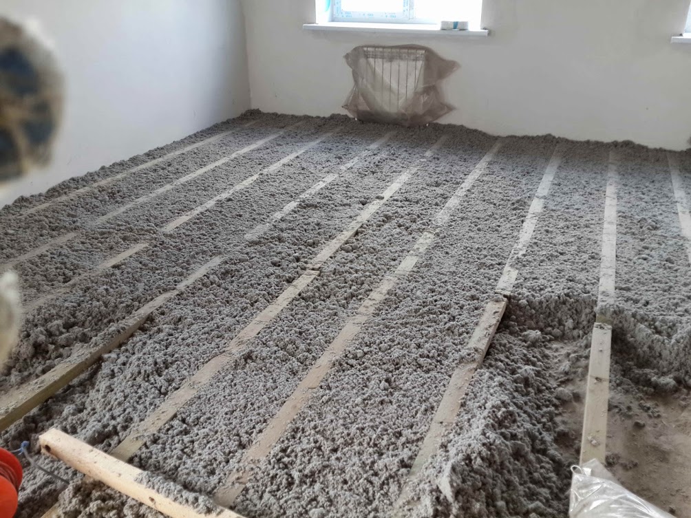Пол из арболита Пол из арболита